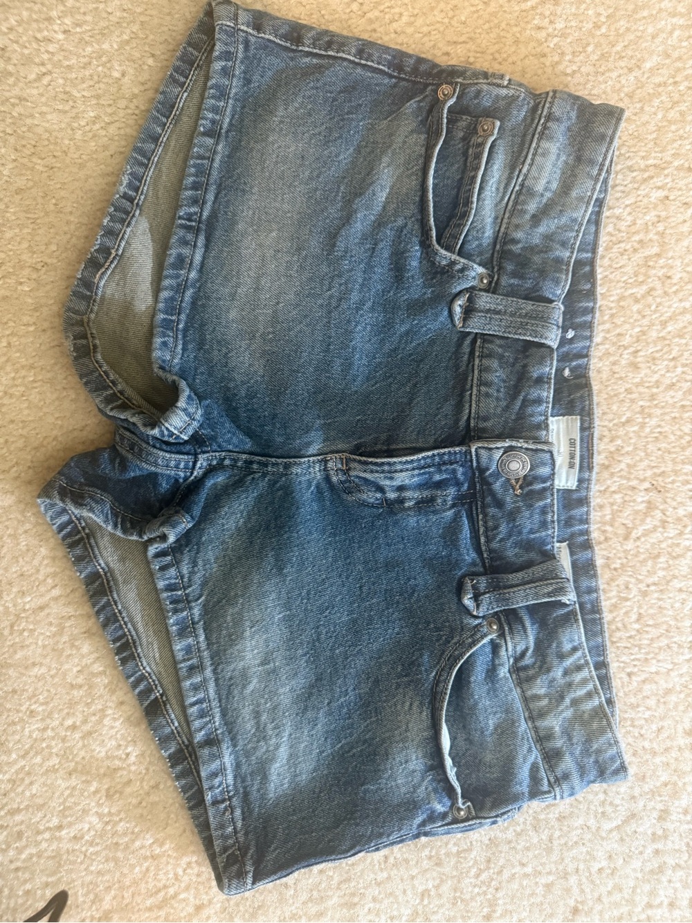 Cotton On Micro Low Denim Shorts Women’s Size 30 Distressed